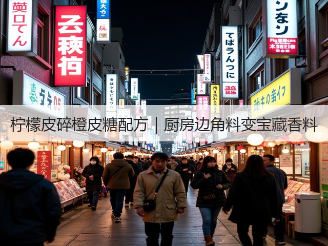 柠檬皮碎橙皮糖配方｜厨房边角料变宝藏香料(图1)