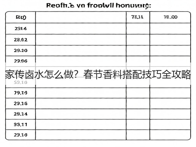 家传卤水怎么做？春节香料搭配技巧全攻略(图6)
