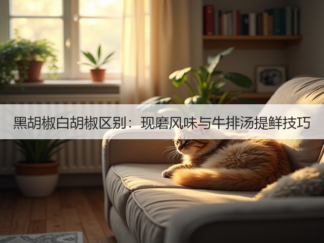 黑胡椒白胡椒区别：现磨风味与牛排汤提鲜技巧(图3)