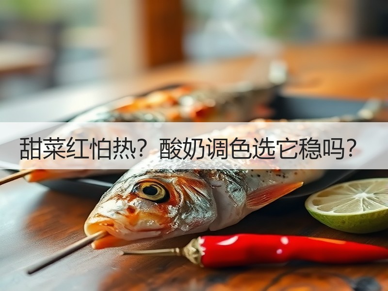 甜菜红怕热？酸奶调色选它稳吗？