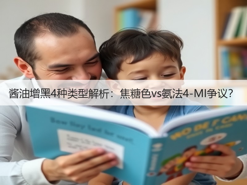 酱油增黑4种类型解析：焦糖色vs氨法4-MI争议？
