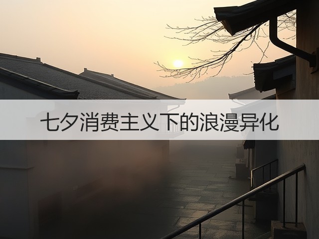 七夕消费主义下的浪漫异化(图2)