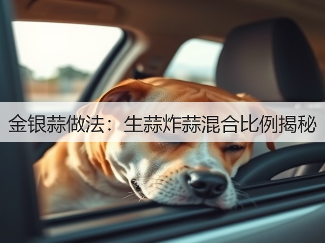 金银蒜做法：生蒜炸蒜混合比例揭秘(图3)