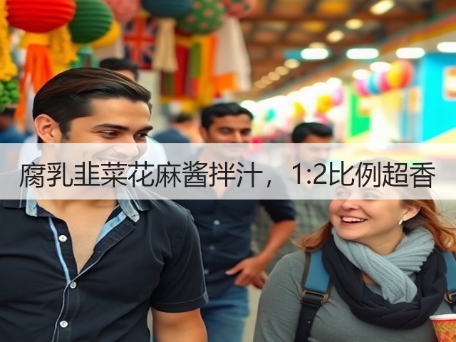 腐乳韭菜花麻酱拌汁，1:2比例超香(图1)