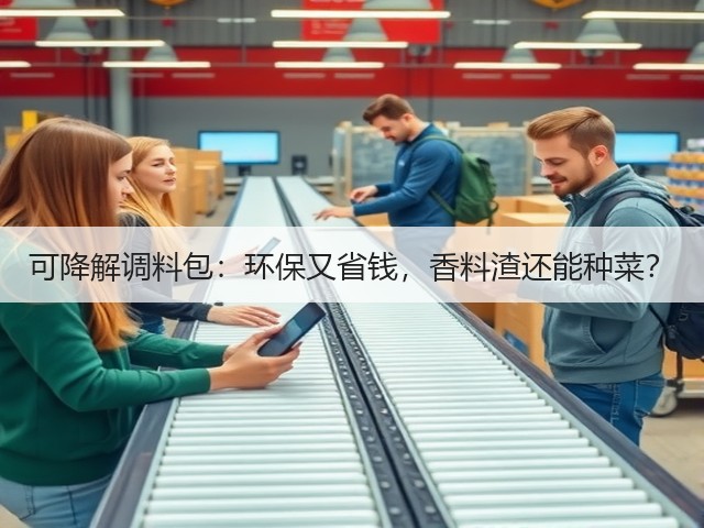 可降解调料包：环保又省钱，香料渣还能种菜？(图1)