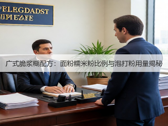 广式脆浆糊配方：面粉糯米粉比例与泡打粉用量揭秘(图3)