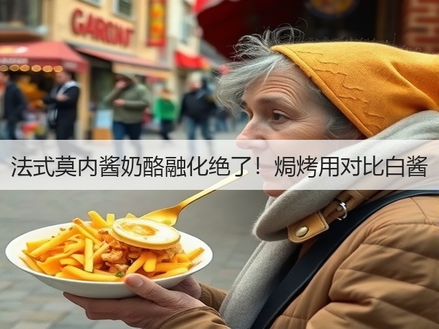法式莫内酱奶酪融化绝了！焗烤用对比白酱(图3)