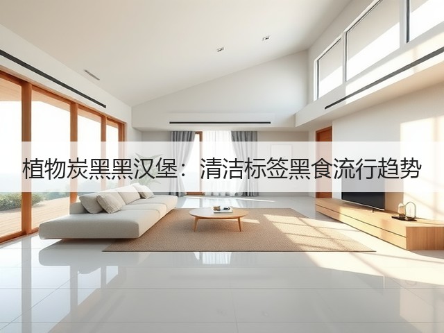 植物炭黑黑汉堡：清洁标签黑食流行趋势(图3)
