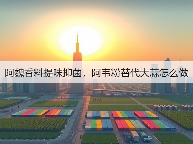 阿魏香料提味抑菌，阿韦粉替代大蒜怎么做(图1)
