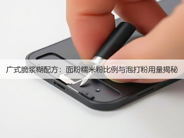 广式脆浆糊配方：面粉糯米粉比例与泡打粉用量揭秘(图1)
