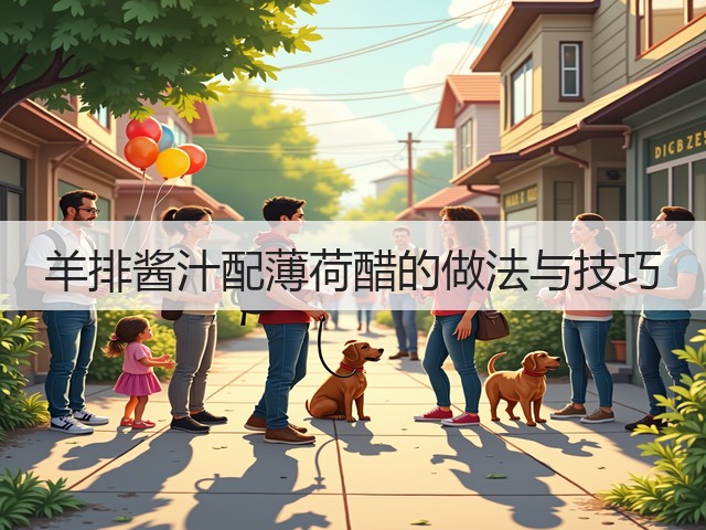 羊排酱汁配薄荷醋的做法与技巧(图3)