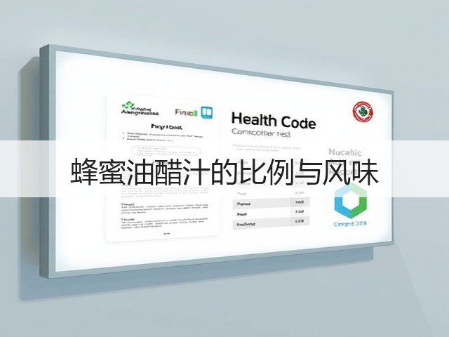 蜂蜜油醋汁的比例与风味(图3)