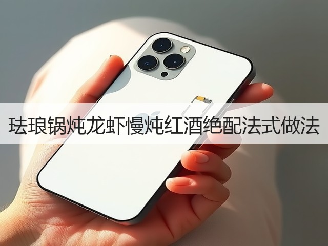 珐琅锅炖龙虾慢炖红酒绝配法式做法(图3)