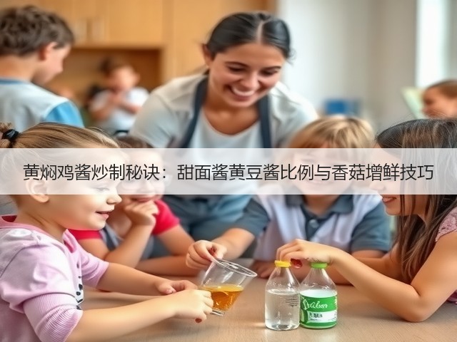 黄焖鸡酱炒制秘诀：甜面酱黄豆酱比例与香菇增鲜技巧(图1)