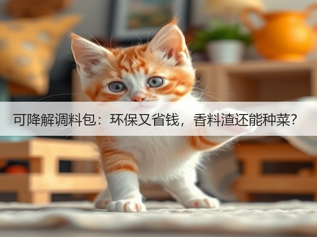 可降解调料包：环保又省钱，香料渣还能种菜？(图4)