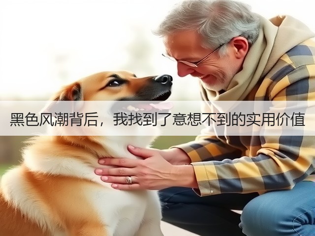 黑色风潮背后，我找到了意想不到的实用价值(图1)