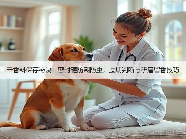 干香料保存秘诀：密封罐防潮防虫，过期判断与研磨留香技巧(图1)