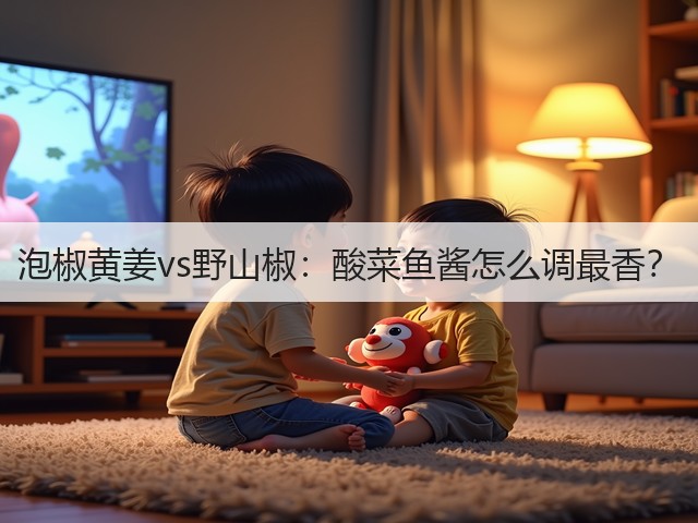 泡椒黄姜vs野山椒：酸菜鱼酱怎么调最香？(图1)