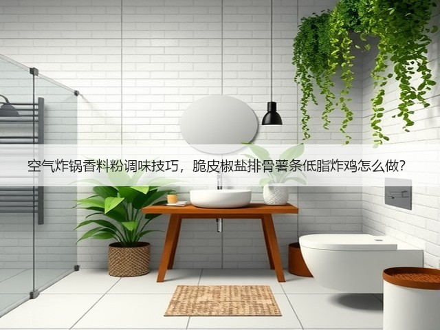 空气炸锅香料粉调味技巧，脆皮椒盐排骨薯条低脂炸鸡怎么做？(图3)