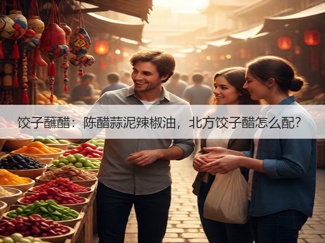 饺子蘸醋：陈醋蒜泥辣椒油，北方饺子醋怎么配？(图2)