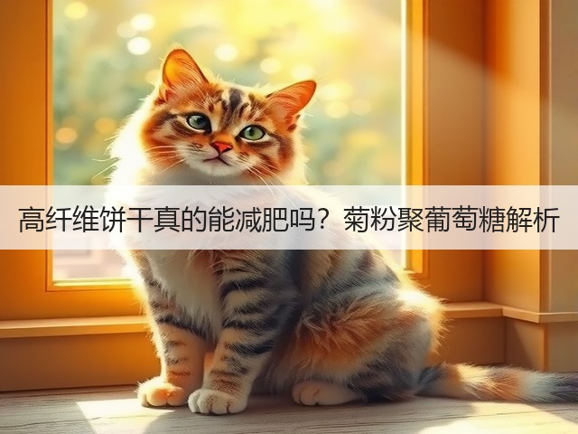 高纤维饼干真的能减肥吗？菊粉聚葡萄糖解析(图1)