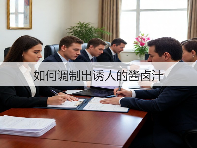 如何调制出诱人的酱卤汁