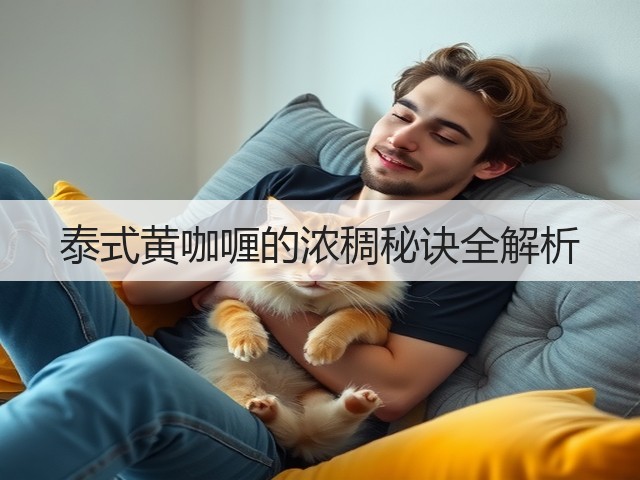 泰式黄咖喱的浓稠秘诀全解析(图3)