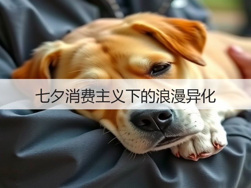 七夕消费主义下的浪漫异化