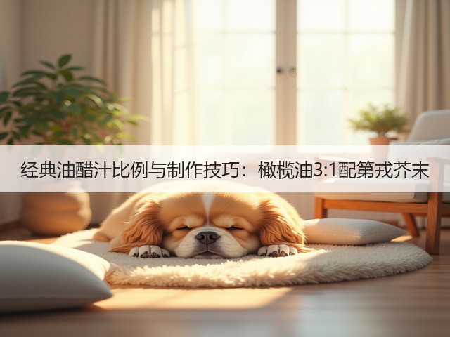 经典油醋汁比例与制作技巧：橄榄油3:1配第戎芥末(图3)