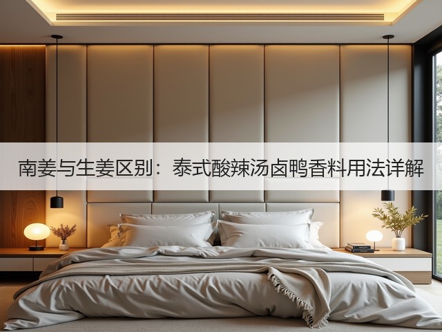 南姜与生姜区别：泰式酸辣汤卤鸭香料用法详解(图3)