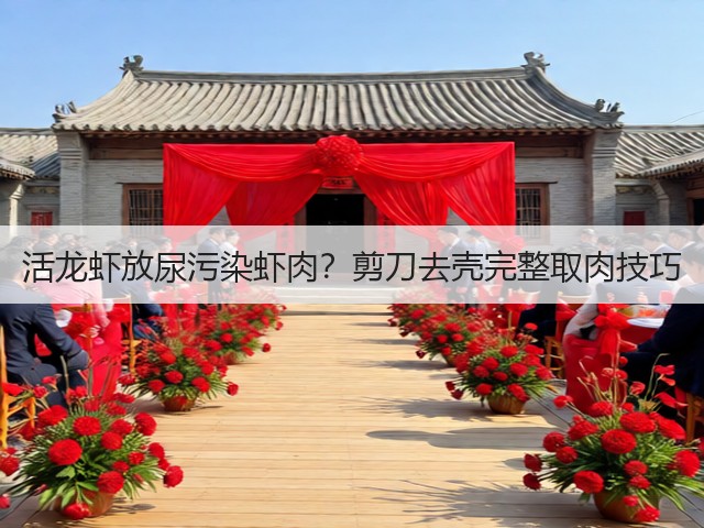 活龙虾放尿污染虾肉？剪刀去壳完整取肉技巧(图2)
