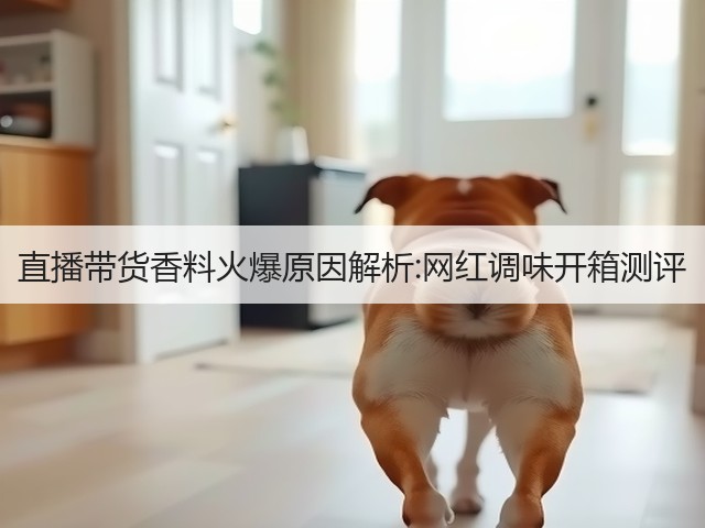 直播带货香料火爆原因解析:网红调味开箱测评(图3)