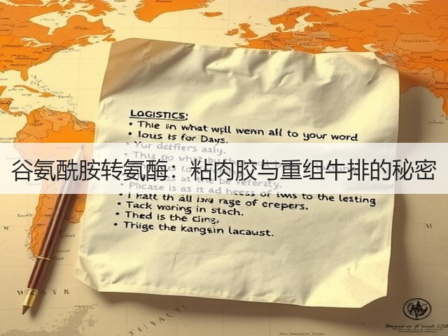谷氨酰胺转氨酶：粘肉胶与重组牛排的秘密(图1)