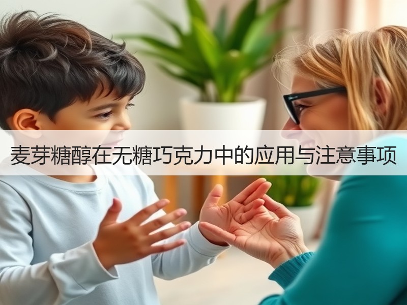 麦芽糖醇在无糖巧克力中的应用与注意事项