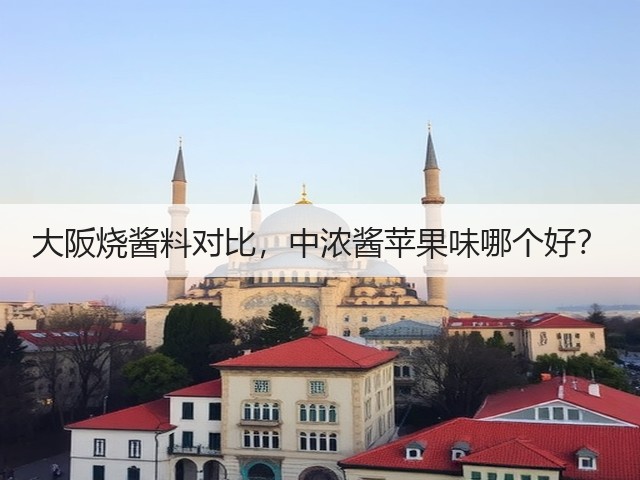 大阪烧酱料对比，中浓酱苹果味哪个好？(图1)