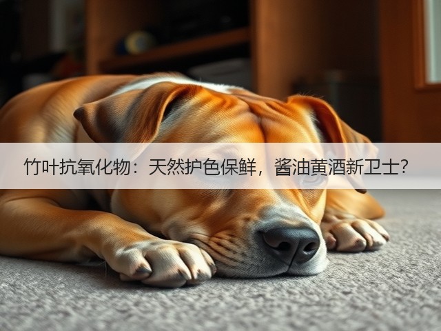 竹叶抗氧化物：天然护色保鲜，酱油黄酒新卫士？(图1)