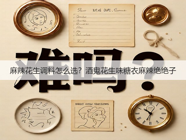 麻辣花生调料怎么选？酒鬼花生味糖衣麻辣绝绝子(图3)