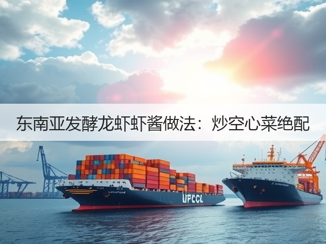 东南亚发酵龙虾虾酱做法：炒空心菜绝配(图3)