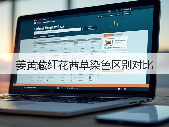 姜黄藏红花茜草染色区别对比(图6)