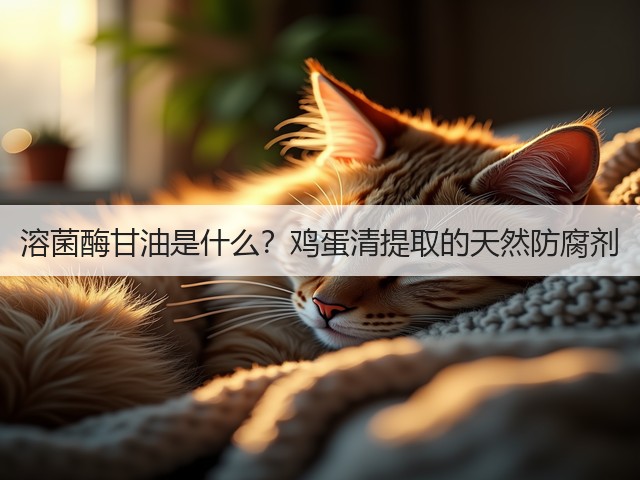 溶菌酶甘油是什么？鸡蛋清提取的天然防腐剂(图1)