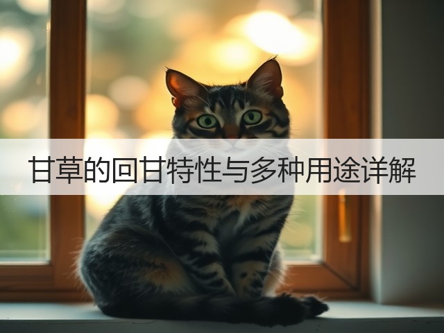 甘草的回甘特性与多种用途详解(图3)