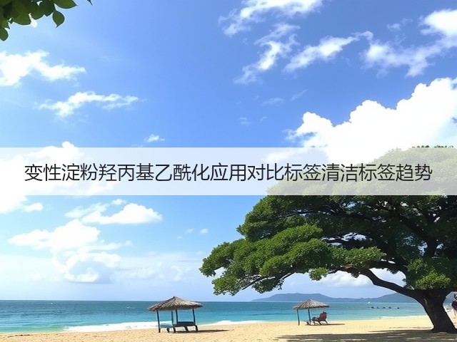 变性淀粉羟丙基乙酰化应用对比标签清洁标签趋势(图3)