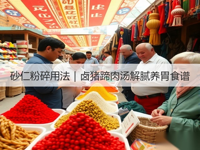 砂仁粉碎用法｜卤猪蹄肉汤解腻养胃食谱(图3)
