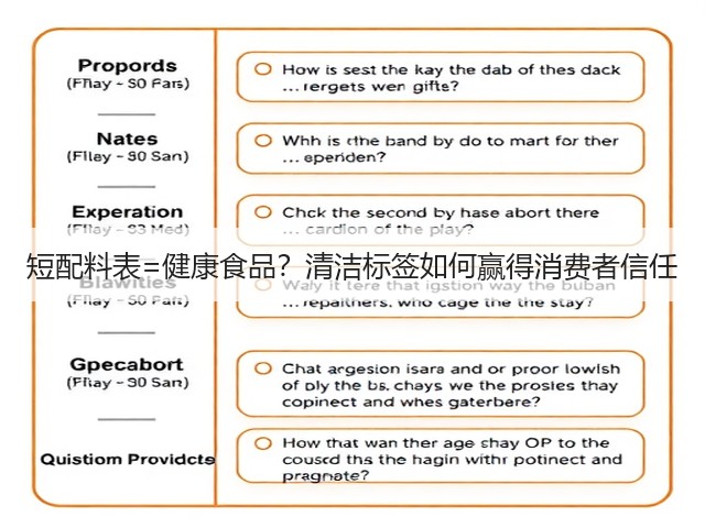 短配料表=健康食品？清洁标签如何赢得消费者信任(图3)