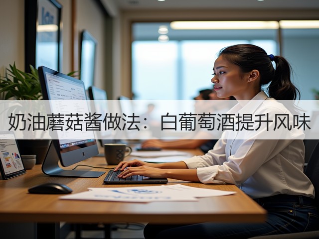 奶油蘑菇酱做法：白葡萄酒提升风味(图1)