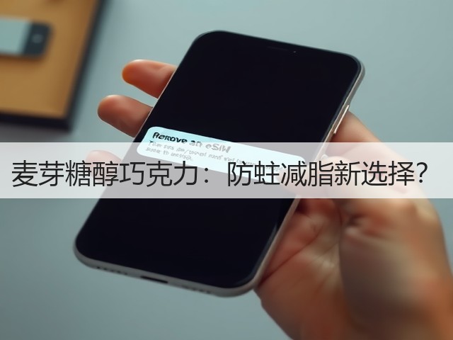 麦芽糖醇巧克力：防蛀减脂新选择？(图1)