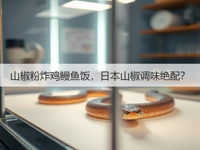 山椒粉炸鸡鳗鱼饭，日本山椒调味绝配？(图3)