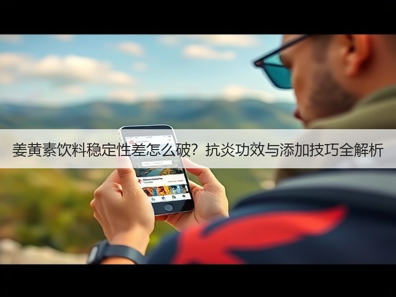 姜黄素饮料稳定性差怎么破？抗炎功效与添加技巧全解析