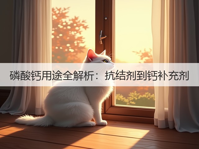 磷酸钙用途全解析：抗结剂到钙补充剂(图1)