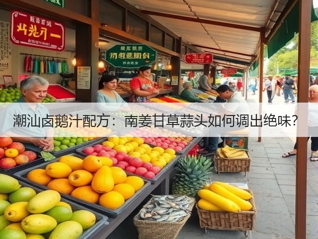 潮汕卤鹅汁配方：南姜甘草蒜头如何调出绝味？(图1)